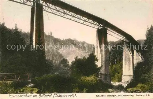 AK / Ansichtskarte Hoellental Schwarzwald Ravenna Viadukt Kat. Buchenbach