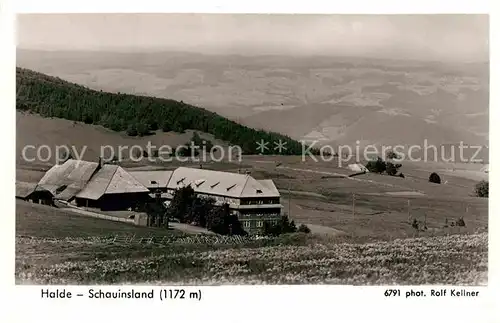 AK / Ansichtskarte Schauinsland Halde Hotel Kat. Oberried