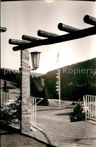 AK / Ansichtskarte Notschrei Waldhotel Eingang Kat. Todtnau