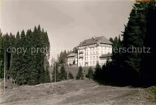 AK / Ansichtskarte Notschrei Waldhotel Kat. Todtnau