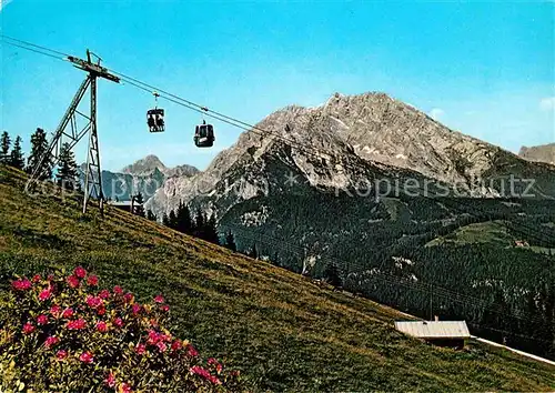 AK / Ansichtskarte Seilbahn Sessellift Jenner Berchtesgaden  Kat. Bahnen