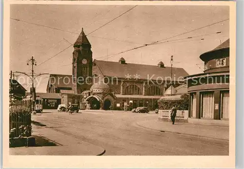 AK / Ansichtskarte Giessen Lahn Bahnhof Kat. Giessen