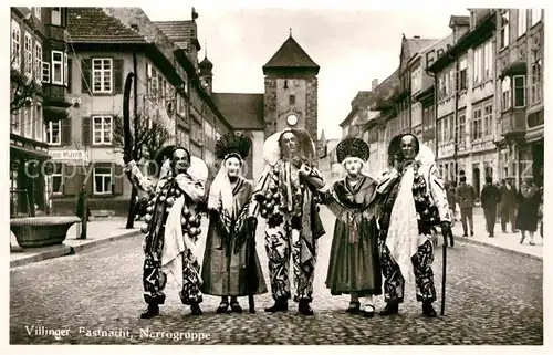 AK / Ansichtskarte Villingen Schwenningen Fasrnacht Nerrogruppe Kat. Villingen Schwenningen