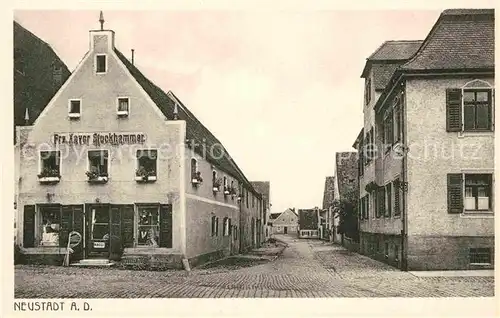 AK / Ansichtskarte Neustadt Donau Restaurant Stockhammer  Kat. Neustadt a.d.Donau