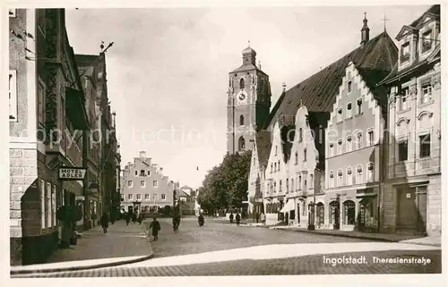 AK / Ansichtskarte Ingolstadt Donau Theresienstrasse Hotel Adler  Kat. Ingolstadt