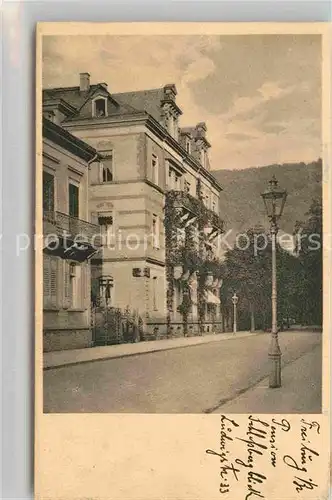 AK / Ansichtskarte Freiburg Breisgau Pension Schlossbergblick Kat. Freiburg im Breisgau