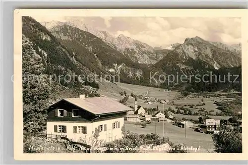 AK / Ansichtskarte Hinterstein Bad Hindelang Teilansicht 