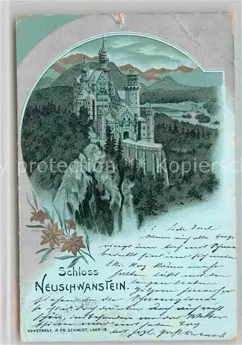 AK / Ansichtskarte Fuessen Allgaeu Schloss Neuschwanstein Kat. Fuessen