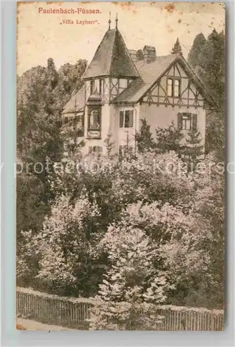 AK / Ansichtskarte Bad Faulenbach Villa Leyherr Kat. Fuessen