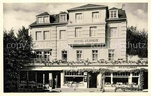 AK / Ansichtskarte Arenberg Koblenz Hotel Loehner  Kat. Koblenz