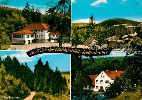 AK / Ansichtskarte Horn Bad Meinberg Waldgaststaette Kattenwuehle Silberbachtal  Kat. Horn Bad Meinberg