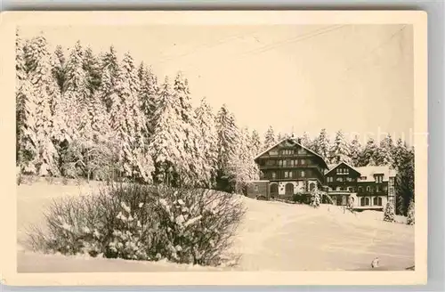 AK / Ansichtskarte Freudenstadt Winterlandschaft Hotel Kat. Freudenstadt