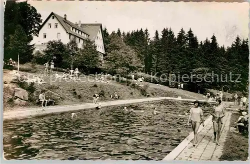 AK / Ansichtskarte Kniebis Freudenstadt Sporthotel Freibad Kat. Freudenstadt