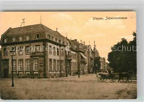 AK / Ansichtskarte Giessen Lahn Johannisstrasse Hauptbahnhofswirtschaft Niemann Kat. Giessen