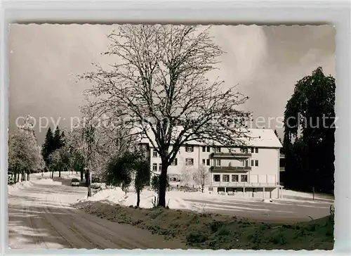 AK / Ansichtskarte Kniebis Freudenstadt Hotel Zuflucht Winter Kat. Freudenstadt