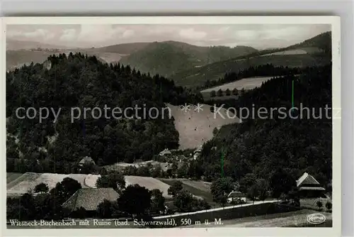 AK / Ansichtskarte Buchenbach Breisgau mit Ruine Wiesneck Kat. Buchenbach