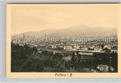 AK / Ansichtskarte Freiburg Breisgau Panorama Kat. Freiburg im Breisgau