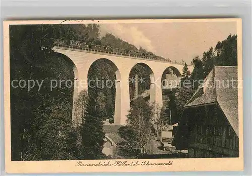 AK / Ansichtskarte Hoellental Schwarzwald Ravenna Viadukt Kat. Buchenbach