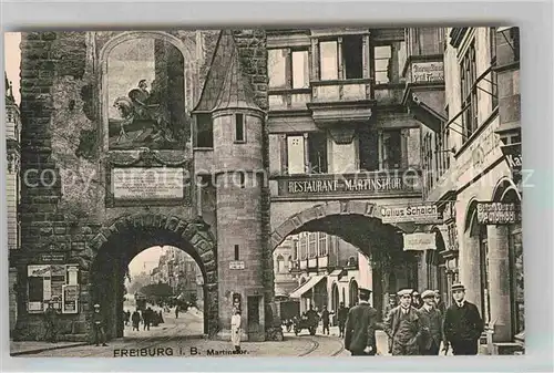 AK / Ansichtskarte Freiburg Breisgau Martinstor Kat. Freiburg im Breisgau