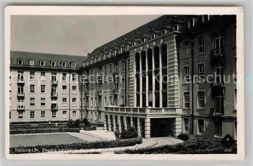 AK / Ansichtskarte Freiburg Breisgau Universitaets Klinik Eingang Kat. Freiburg im Breisgau