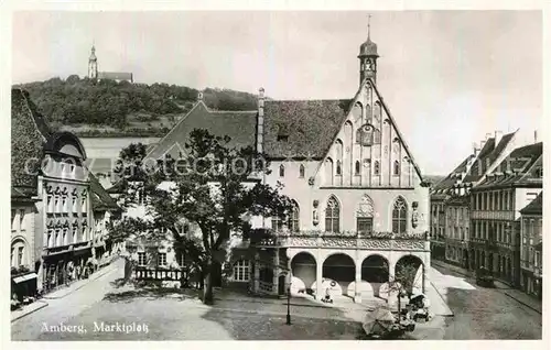 AK / Ansichtskarte Amberg Oberpfalz Marktplatz Kat. Amberg