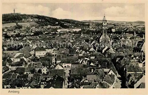 AK / Ansichtskarte Amberg Oberpfalz Panorama Kat. Amberg