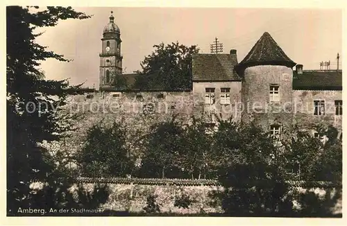 AK / Ansichtskarte Amberg Oberpfalz Stadtmauer Kat. Amberg