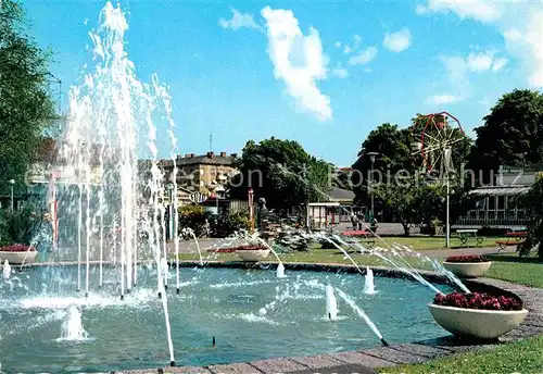 AK / Ansichtskarte Malmoe Folkets Park Volkspark Wasserspiele Kat. Malmoe