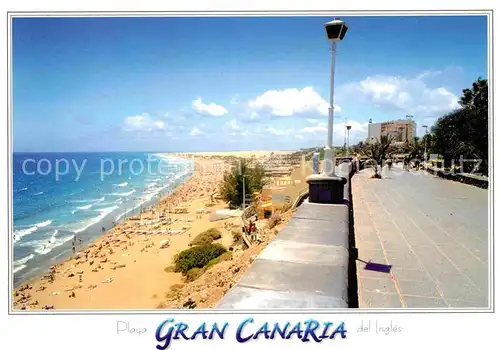 AK / Ansichtskarte Playa del Ingles Gran Canaria Strand Promenade Kat. San Bartolome de Tirajana