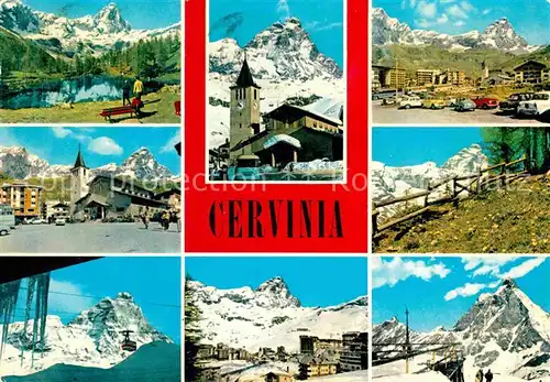 AK / Ansichtskarte Cervinia Teilansichten Wintersportplatz Alpen Kat. Cervinia