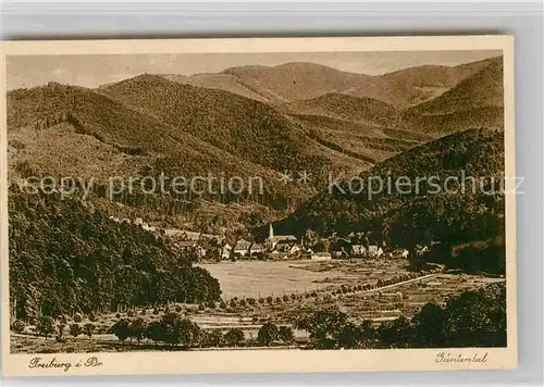 AK / Ansichtskarte Guenterstal Freiburg Panorama Kat. Freiburg im Breisgau