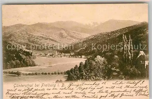 AK / Ansichtskarte Guenterstal Freiburg Panorama Kat. Freiburg im Breisgau