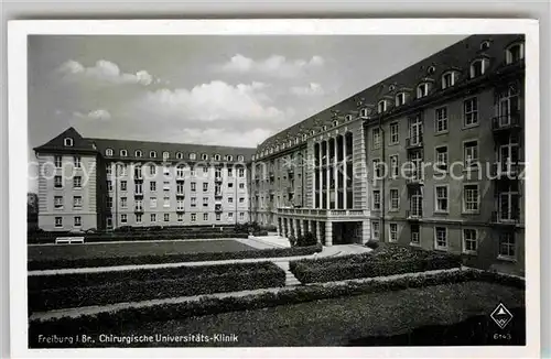 AK / Ansichtskarte Freiburg Breisgau Chirurgische Universitaets Klinik Kat. Freiburg im Breisgau