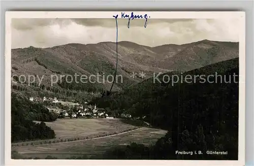 AK / Ansichtskarte Guenterstal Freiburg Panorama Kat. Freiburg im Breisgau