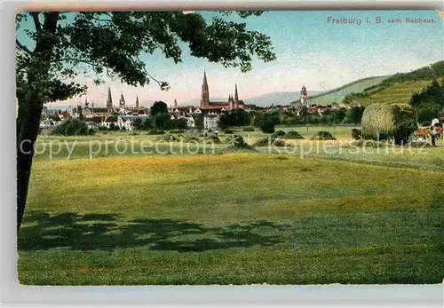 AK / Ansichtskarte Freiburg Breisgau Blick vom Rebhaus Kat. Freiburg im Breisgau