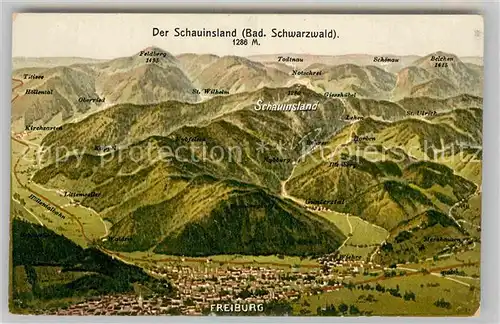 AK / Ansichtskarte Freiburg Breisgau Schauinsland Kat. Freiburg im Breisgau