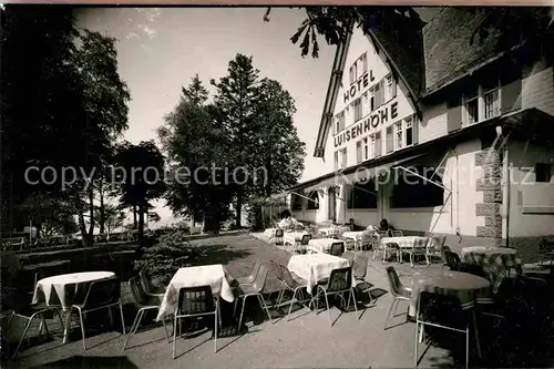 AK / Ansichtskarte Horben Breisgau Hotel Luisenhoehe Kat. Horben