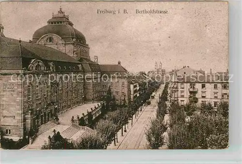 AK / Ansichtskarte Freiburg Breisgau Bertholdstrasse Kat. Freiburg im Breisgau