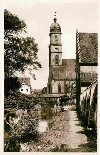 AK / Ansichtskarte Amberg Oberpfalz Vils Sankt Martin Kirche Kat. Amberg