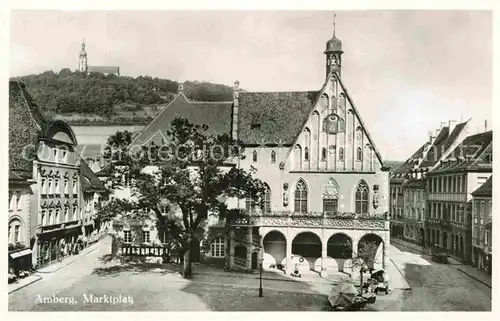 AK / Ansichtskarte Amberg Oberpfalz Marktplatz Kat. Amberg