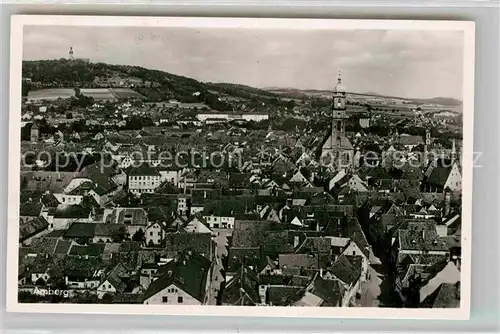 AK / Ansichtskarte Amberg Oberpfalz Panorama Kat. Amberg