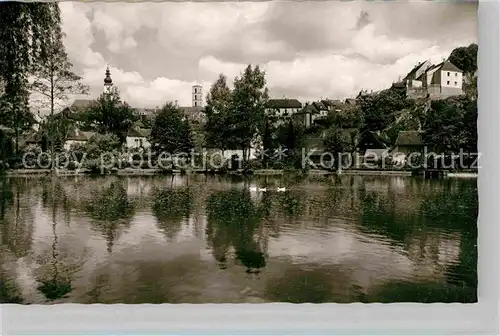 AK / Ansichtskarte Sulzbach Rosenberg Stadtweiher Kat. Sulzbach Rosenberg