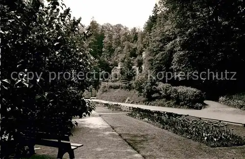 AK / Ansichtskarte Bad Berneck Kurpark Kat. Bad Berneck Fichtelgebirge