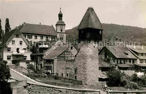 AK / Ansichtskarte Tiengen Waldshut Storchenturm Kat. Waldshut Tiengen