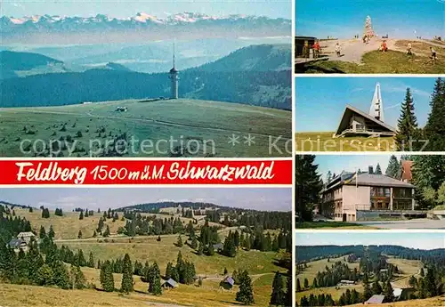 AK / Ansichtskarte Feldberg Schwarzwald Panorama Bismarckturm Naturfreundehaus Kat. Feldberg (Schwarzwald)