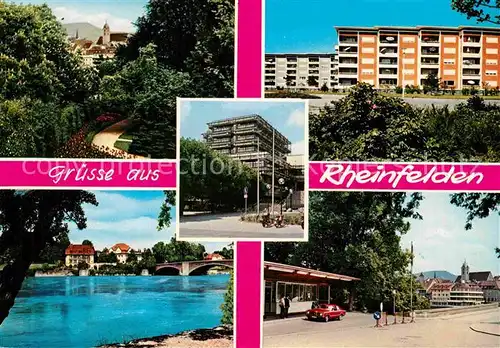 AK / Ansichtskarte Rheinfelden Baden Teilansichten Rheinbruecke Grenzuebergang Kat. Rheinfelden (Baden)