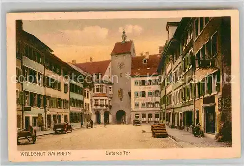 AK / Ansichtskarte Waldshut Tiengen Unteres Tor