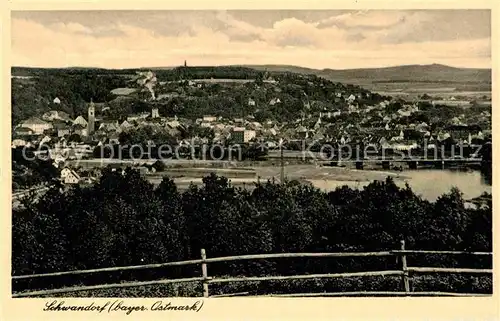 AK / Ansichtskarte Schwandorf Panorama  Kat. Schwandorf