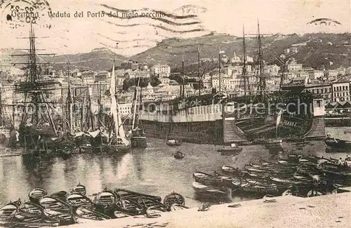 AK / Ansichtskarte Genova Genua Liguria Veduta del Porto dal molo vecchio Kat. Genova