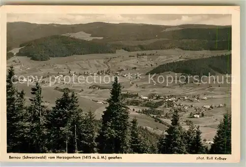 AK / Ansichtskarte Bernau Schwarzwald Blick vom Herzogenhorn Kat. Bernau im Schwarzwald